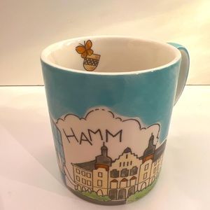 HAMM coffee cup hand painted by Mila microwave and dishwasher safe